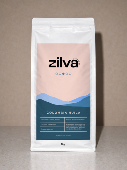 Colombia San Agustin Speciality Coffee Beans - Medium Roast - 1Kg