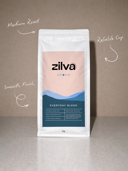 Everyday Blend Coffee Beans - Medium Roast - 1Kg