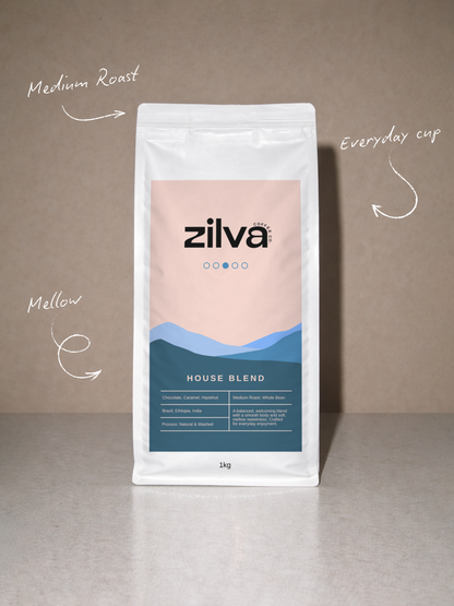 House Blend Coffee Beans - Medium Roast - 1Kg