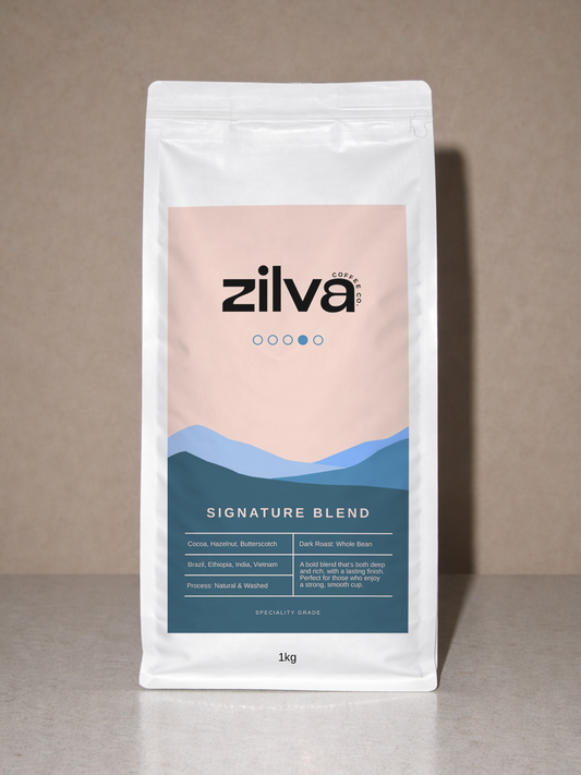 Signature Blend Speciality Coffee Beans - Dark Roast - 1Kg
