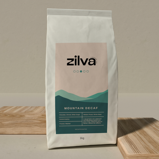 Mountain Decaf Coffee Beans - Medium Roast - 1Kg